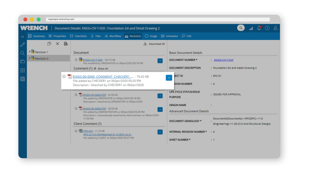 Native file management