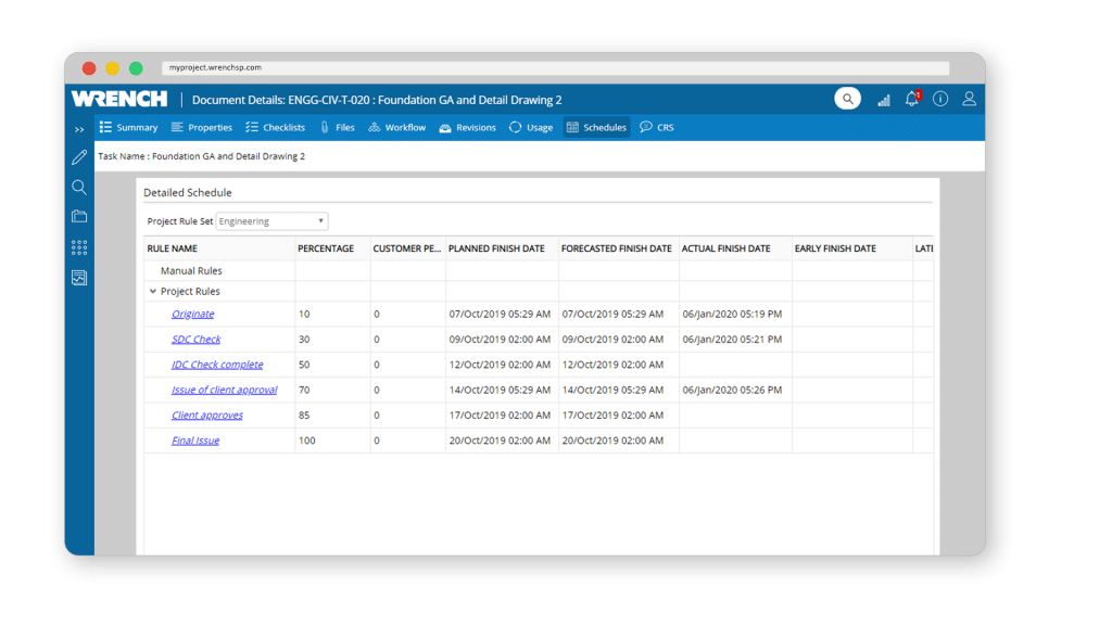 Document progress tracking