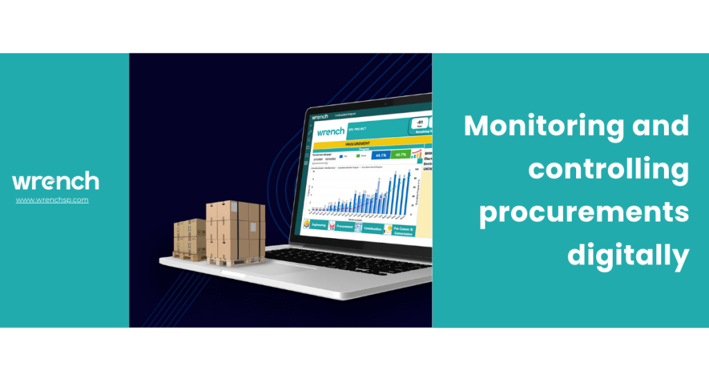 Monitoring and controlling procurements digitally