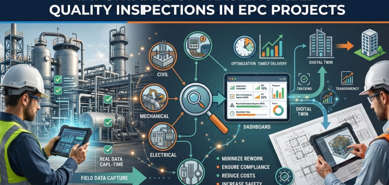 Importance of Tracking Field Quality Inspections in EPC Projects